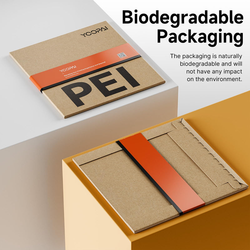YOOPAI Double-Sided PEI+PEO Sheet and Flexible Magnetic Build Plate, 235 * 235mm 3D Printer Bed Platform for Creality K1/K1C/Ender 3/Ender 5 S1/Ender 3 Pro/Ender 3 V3/Ender 3 S1 Pro/Ender 3 Neo 235*235mm Pei Gold+peo Black