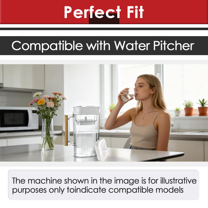 12 Pcs NFP-100 Filter Compatible with Nakii Water Pitcher Dispenser Systems