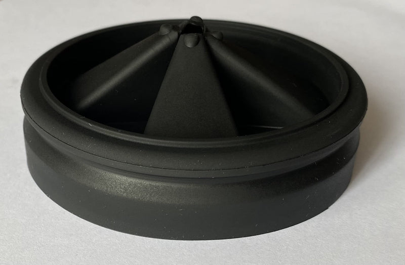 Replacement for InSinkErator Antimicrobial Quiet Collar QCB-AM Sink Baffle Splash Guard, Black