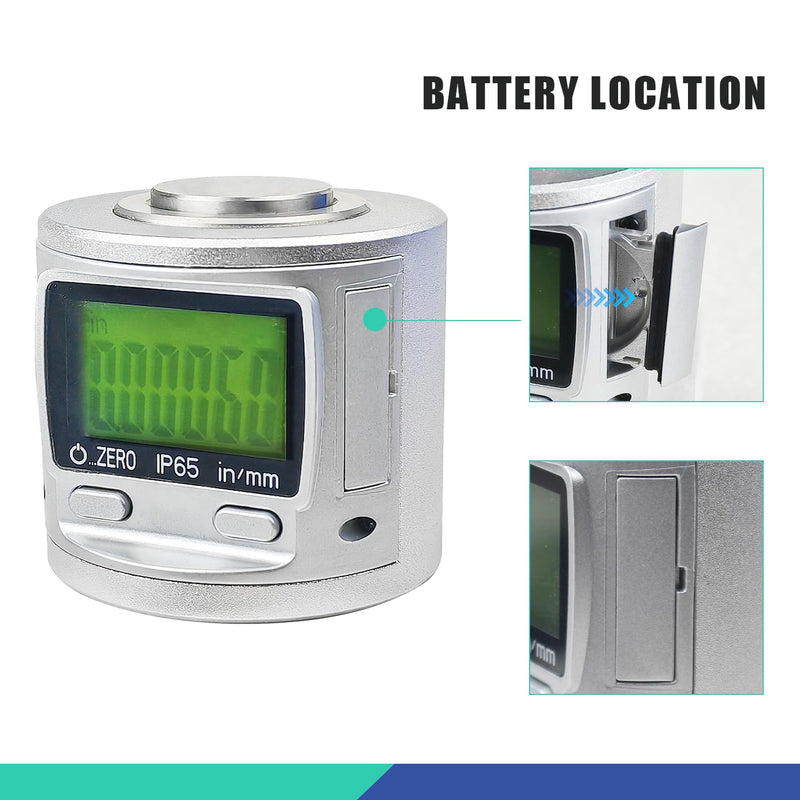 RATTMMOTOR Digital Height Pre-Setter, IP65 Digital CNC Magnetic Z-Axis Zero Tool Setter LCD Display CNC Machining Z Axis Pre Setting Device Positioning Tool for CNC Lathe Milling Machine