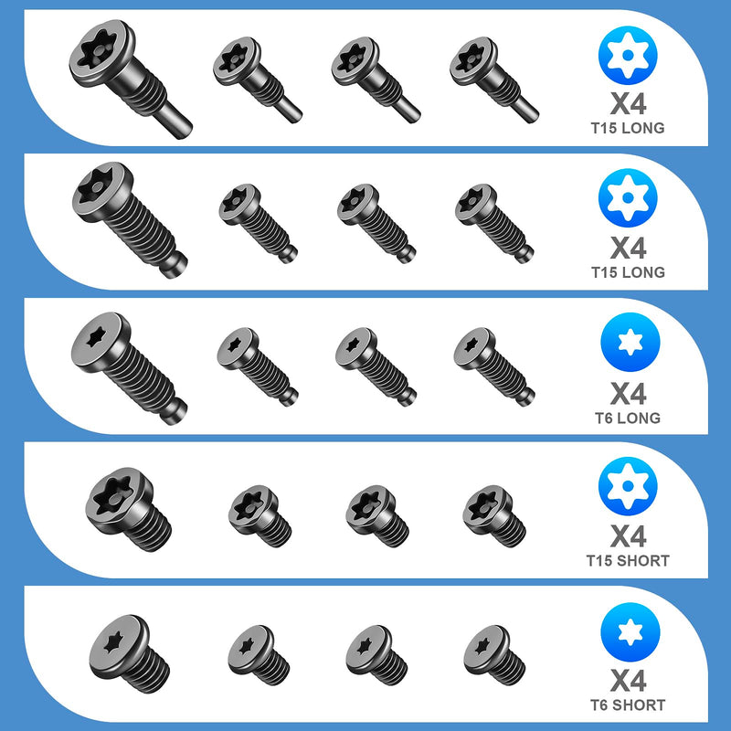 20Pcs Doorbell Screws for Ring Doorbell Screws Replacement, Video Doorbell Replacement Screws, Security Screws Compatible with Video Doorbell, Video Doorbell 2/3/4/Pro 2, Battery Doorbell Plus CTYUKHS
