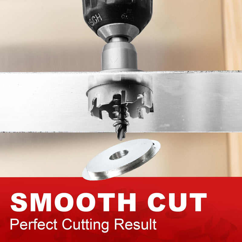 EZARC Carbide Hole Saw Heavy Duty, Hole Cutter for Stainless Steel, Sheet Metal 1" 25mm 1" | 25mm Single Pack