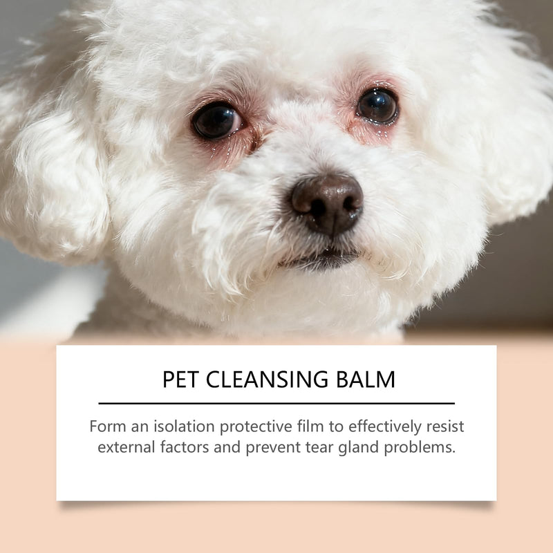 Tear Stain Balm for Dogs & Cats - Gentle & Natural Eye Cleaner Stick - Remove Tear Stains, Discharge & Debris, Pet Eye Balm Cleaner - Safe for Face, 1 oz