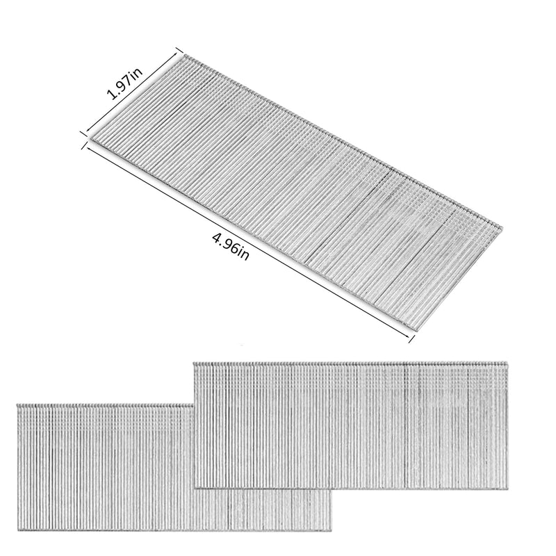 18 Gauge Brad Nails 2inch,Galvanized Brad Nails Heavy Duty for Nail Gun for Upholstery, Trims, Molding, Woodworking 800pcs/Box