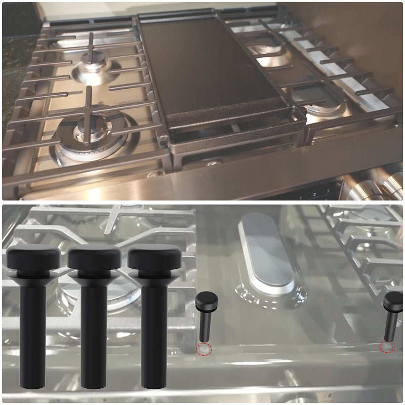 Replacement WB02X24790 Gas Stove Grate Bumpers Rubber Feet for GE Range Burner Cafe Stove Top Cooktop 10 Pack 10pcs