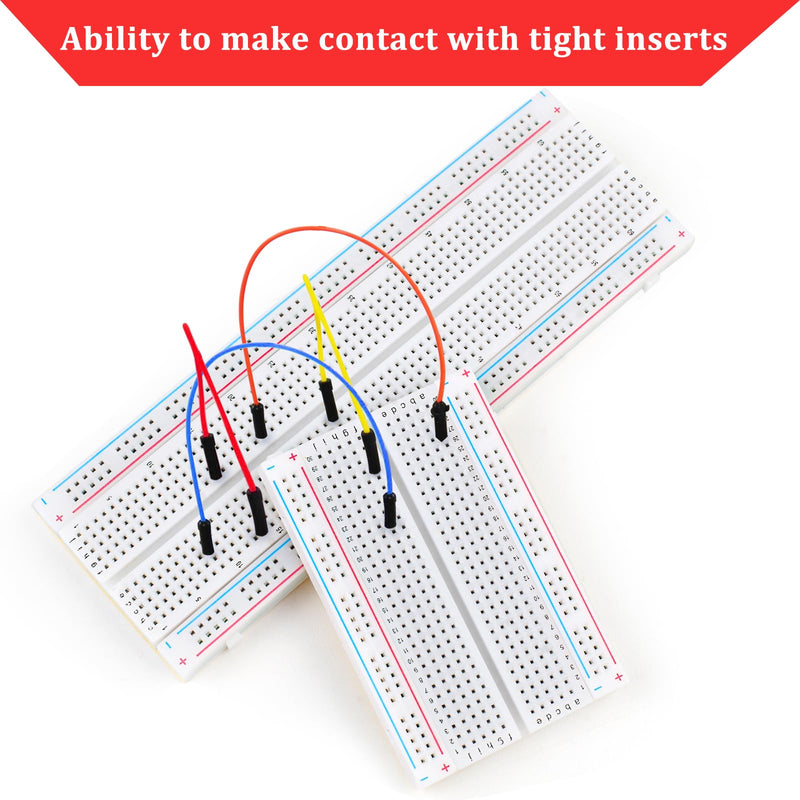 Breadboard, 6PCS Bread Board, Breadboard Kit Includes 2PCS 830 Point + 4PCS 400 Point, Power Distribution Connection Block for Arduino, Proto Shield and Prototype Shield