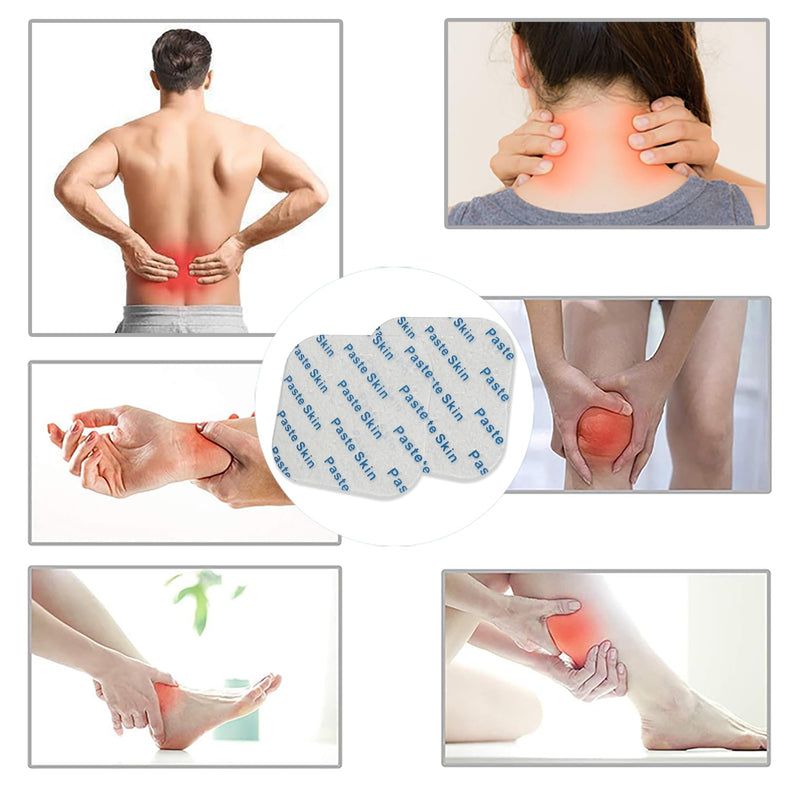 24 Pcs Compatible with Omron Heat Pain Pro PM311/PM800 Gel Pads,12Pairs Durable Compatible with OMRON Tens Unit Gel Pads,DONSINU electrodes Gel Pads