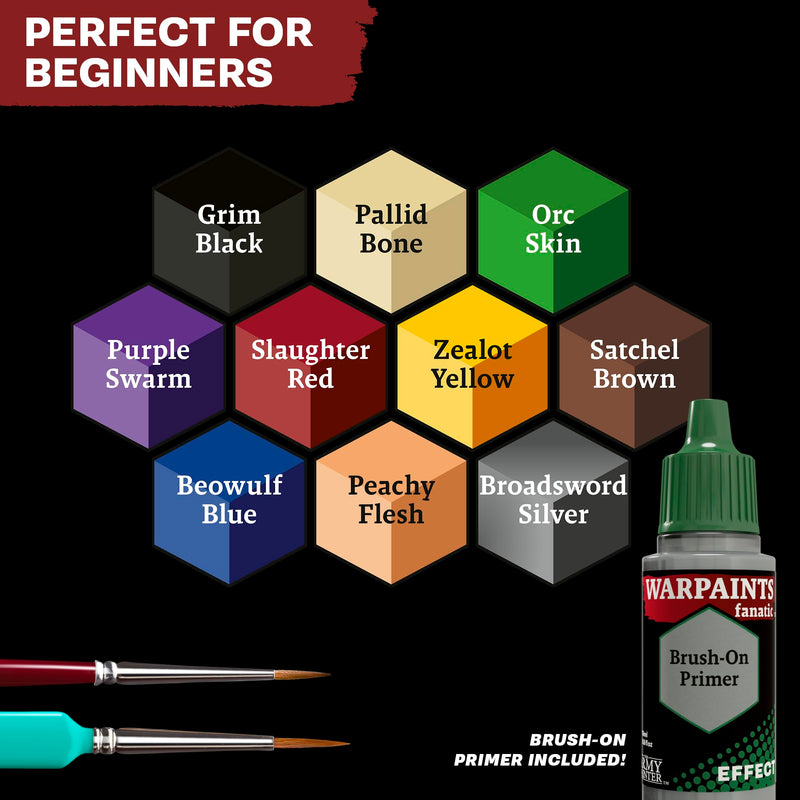 The Army Painter, Speedpaint 2.0 Starter Set, 10 x 18 ml Acrylic Paints (Hobby Starter Bundle) Hobby Starter Bundle