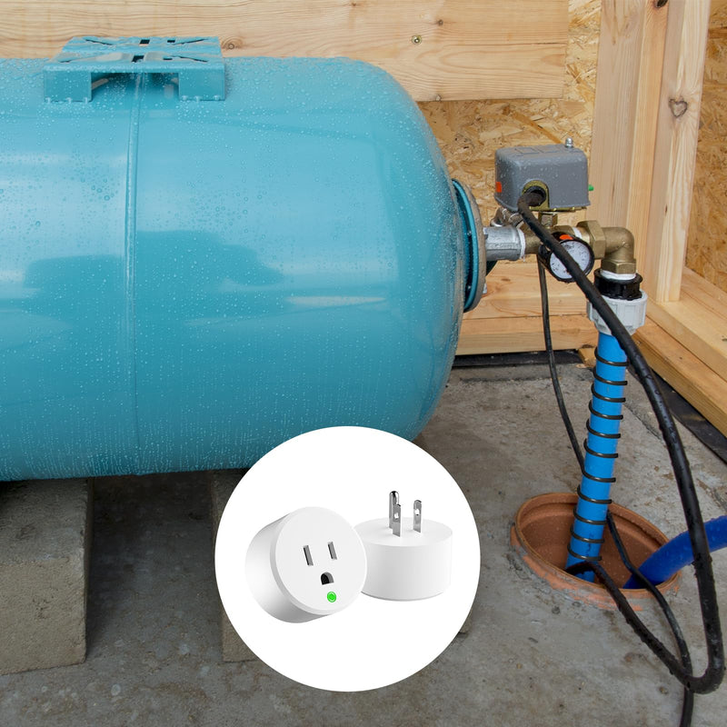 Thermostatically Controlled Outlet - On at 32°F/Off at 50 °F, Thermostat Plug Outlet, No Need to Close Manually, for Chicken Water Coop Heater Heated Water Bowl Bird Bath Deicer Roof Cable (2 Pcs) 2 Pcs