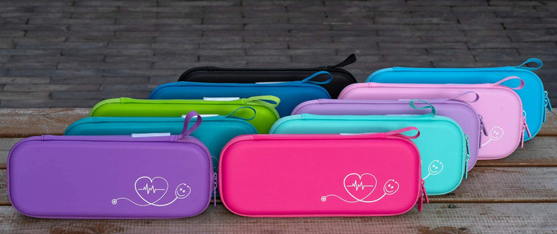 ButterFox Premium Stethoscope Case with Divider and ID Slot for 3M Littmann Classic III, Cardiology IV Diagnostic and More Stethoscopes with Pocket for Nurse Accessories (Hot Pink) Hot Pink
