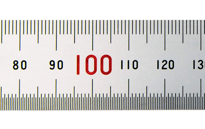 Shinwa 76752 300mm Metric Steel Rule with Ruler Stop