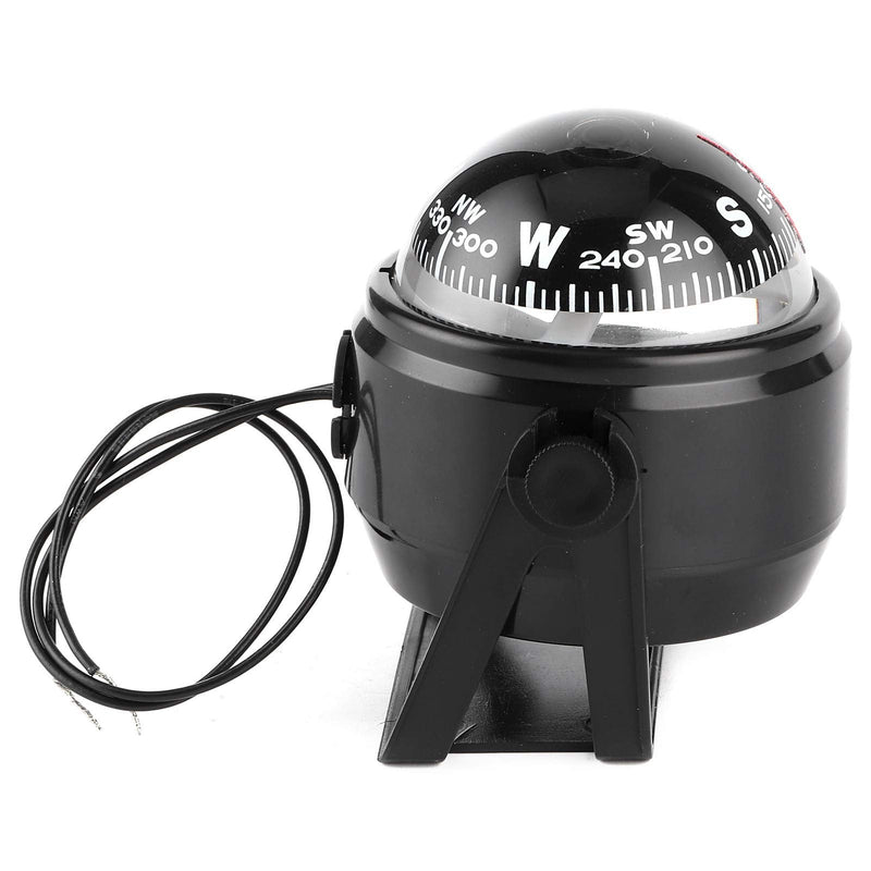 Boat Compass 12V LED Sea Dashboard Marine Electronic Digital Dash Mount Flush Boat Yacht Ship Navigation Compass ABS for Sail