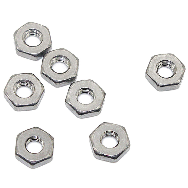Fullerkreg 10-24 Machine Screw Hex Nuts, Stainless Steel 18-8, Bright Finish, Quantity 100 10-24 (100 Pack)