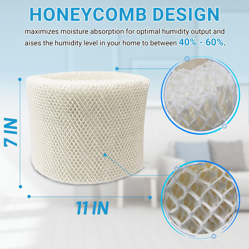 Lemige 3 Pack HC14 Filter E Replacement for Honeywell humidifier HC-14 3 Pack--white