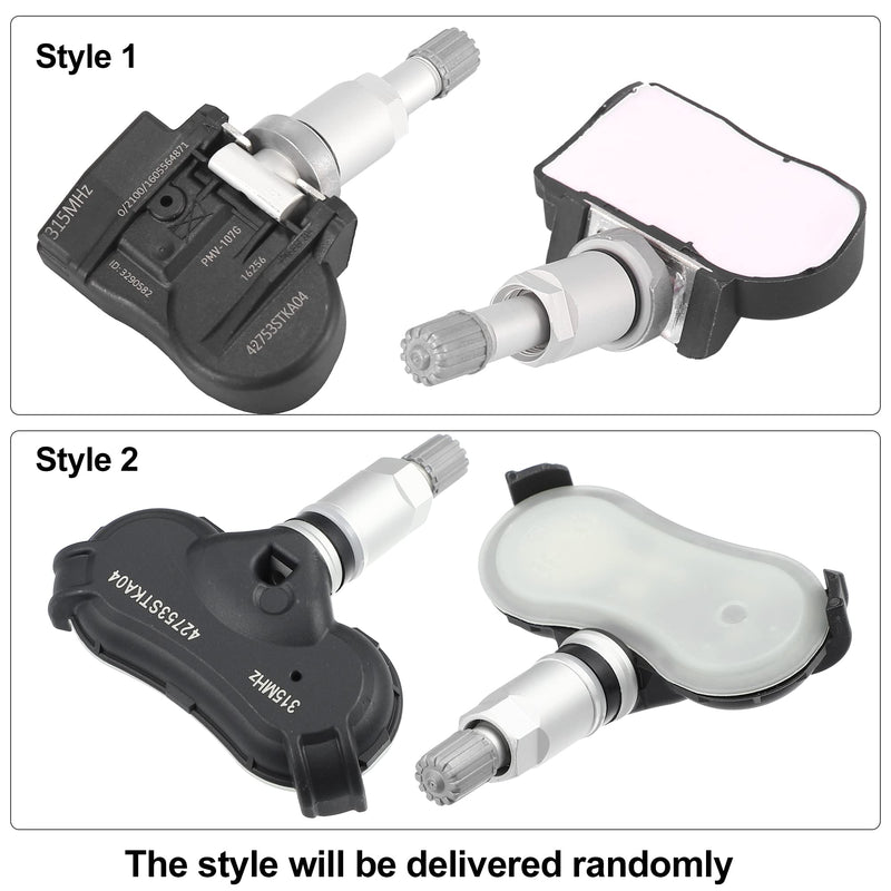 X AUTOHAUX 42753-STK-A04 Tire Pressure Monitoring System Sensor TPMS Sensor 315MHz for Honda Pilot 2009-2015 for Acura RDX MDX 2007-2013