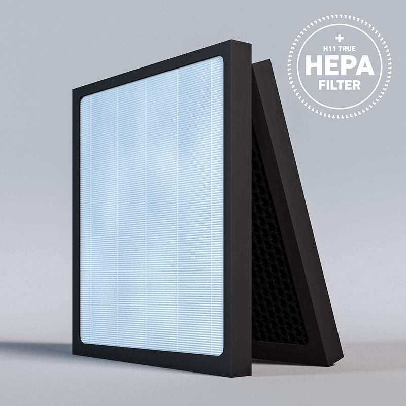 HATHASPACE Air Purifier Hepa Filter Replacement - Certified Filters for HSP001 Smart Purifiers - Easy to Install, Improved Air Quality - H11 True HEPA, 1 Pack 11.4" x 12.6" x 0.8"