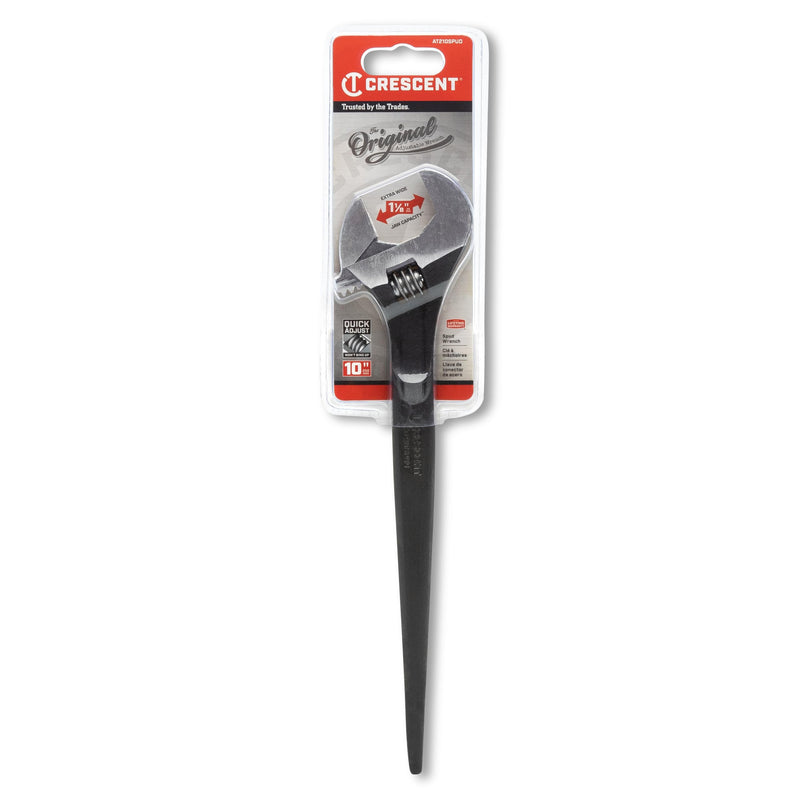 Crescent 10" Adjustable Black Oxide Construction Wrench - AT210SPUD 10 inch