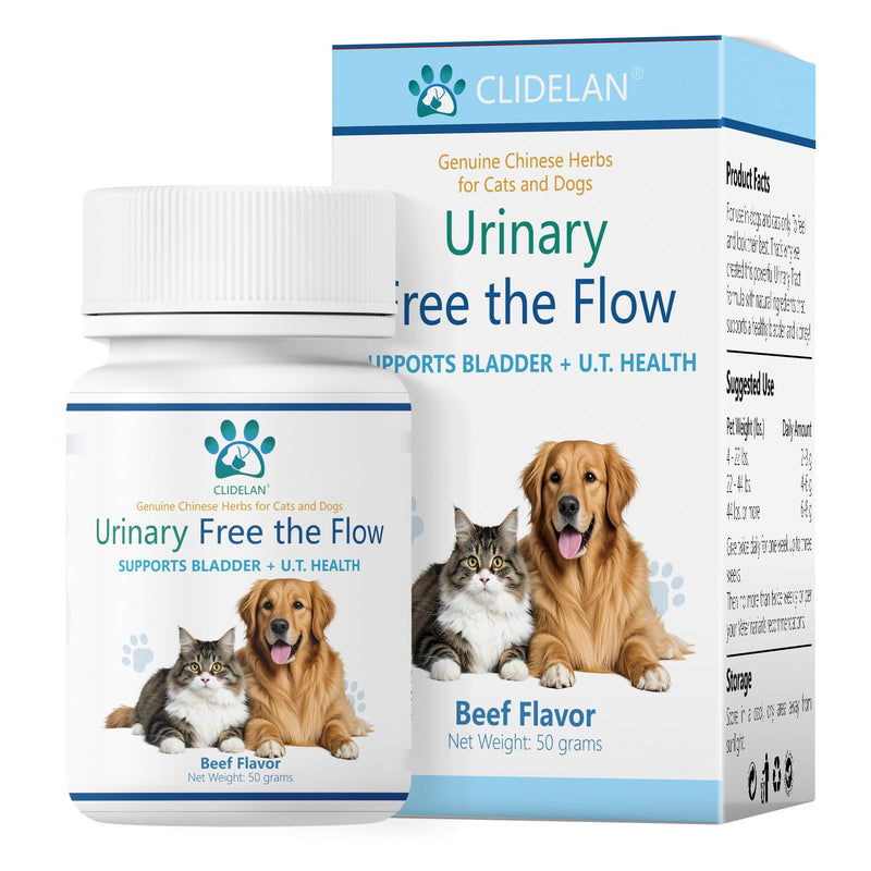 Dog & Cat Bladder Support & Kidney Stone Relief, Bladder Kidney Stones Dissolver, Urinary Tract Supplements for Pet, Herbal Powder for Dog UTI Treatment & CatUrinary Health,Urinary Free The Flow,50g