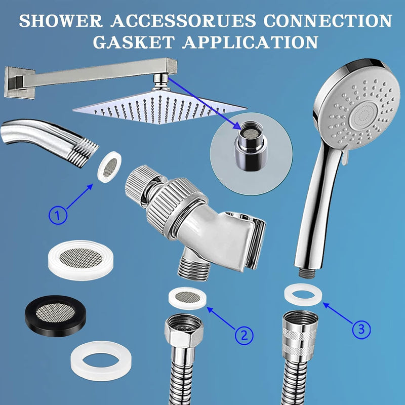 1000 Pcs 18 Size O Ring Kit+18 Size Rubber Washers Assortment Kit for Plumbing Faucet Water Pipe Garden Hose Washers Shower Heads Gasket Repair and Air or Gas Connections Plumbing Washers and O Ring 1000 Pc