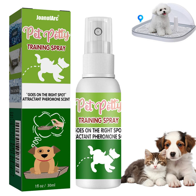 JoanofArc Potty Training Spray for Dogs, Puppy Potty Training Spray, Dog Deterrent Spray, Address Canine Inappropriate Elimination Habits for Indoor & Outdoor Environments, 30ml