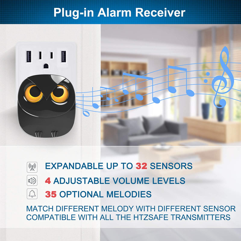 Driveway Alarm- 1/2 Mile Long Range Wireless Driveway Alarm Weather Resistant Motion Sensor&Detector-DIY Security Alert System-Monitor&Protect Outdoor/Indoor Property - 1 Receiver and 1 Sensor 1 Receiver+ 1 Sensor
