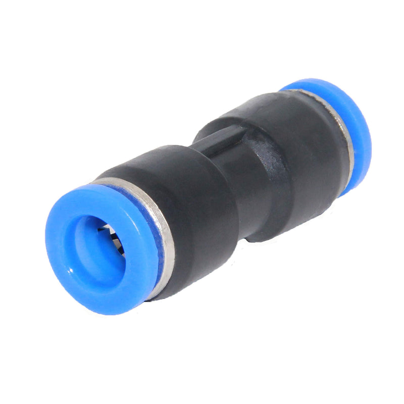 Beduan Push to Connect Fitting, 5/32" Tube OD Pneumatic Quick Adapter Tubing Air Hose Line Pipe Fitting (Pack of 12) ‎4mm or 5/32"(12Pcs)