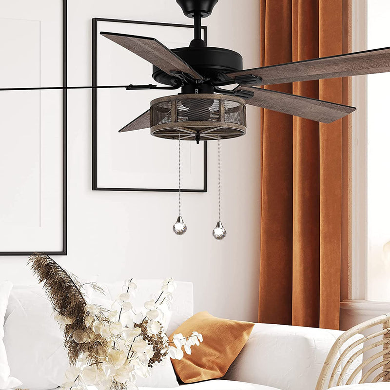 Ceiling Fan Pull Chain Decorative Extension 12 Inches Clear Prism Ball Fan Pulls Set for Ceiling Light Lamp Fan Chain Extender,2 Pcs (Nickel) Silver