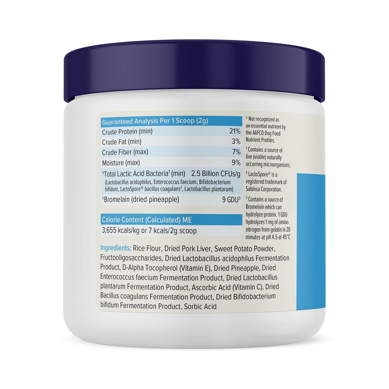 Vetnique Glandex Dog Probiotic Powder, Daily Probiotics for Dogs 5 Strains, Prebiotics & Digestive Enzymes for Gut & Immune Health, Vet Formulated for Occasional Diarrhea (4.25oz Powder, Pork Powder) Probiotic Pork Powder 4.25oz Powder