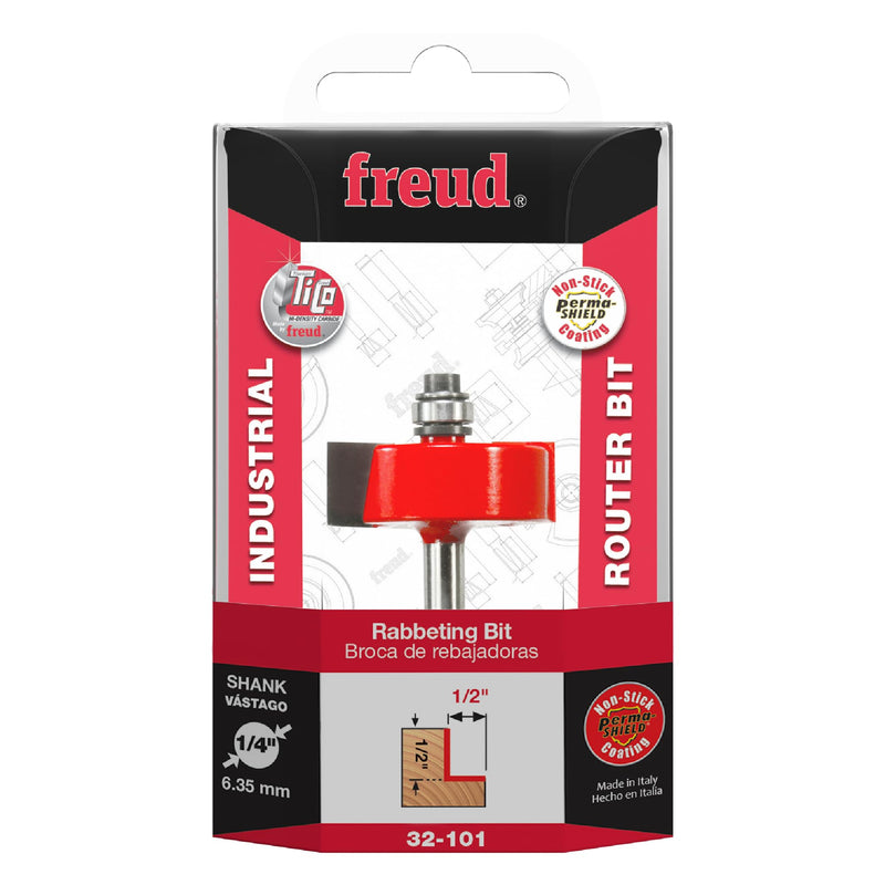 Freud 32-101: 1-3/8" (Dia.) Rabbeting Bit with 1/4" Shank