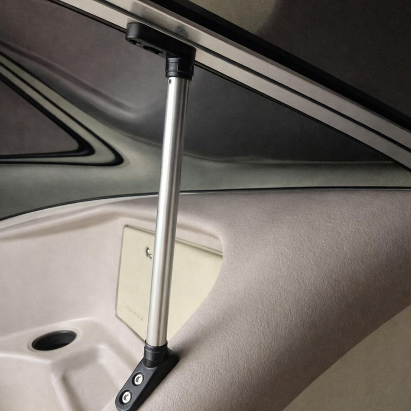 3 Pcs Boat Windshield Support Bar Replacement Set Marine Windshield Brace Kits 14" with Turn Latch Screws Aluminum for Walk Through Boats Ship Marines Vessel Window Bars Accessories