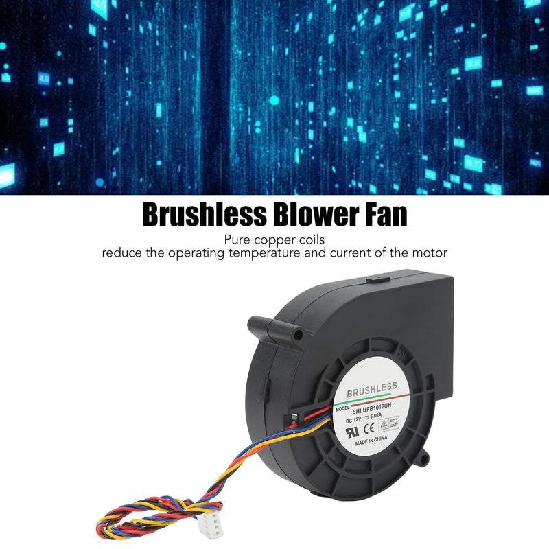 Brushless Cooling Blower Fan DC12V 6A 8300RPM 300CFM High Airflow Dual Ball Bearing for Communication Base Station