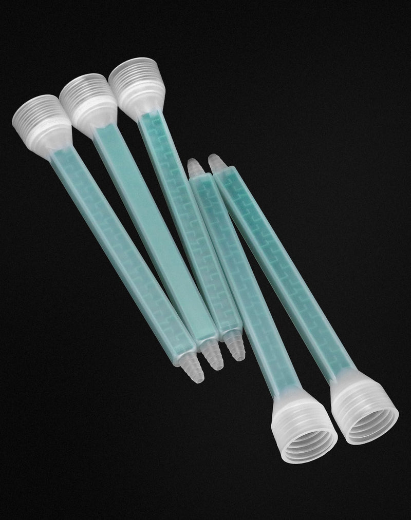 QWORK Epoxy Mixing Nozzle, Static Mixing Nozzle Tip for Adhesive Cartridges, Pack of 20 20 Pcs