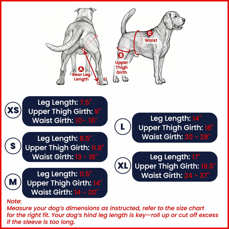 Dog Leg Sleeve for Stop Licking & Post-Surgery Recovery | Protects Injured Rear Legs from Excessive Licking & Scratching | Cone Alternative with Breathable Fabric | Easy to Use (Grey, X-Small) Grey