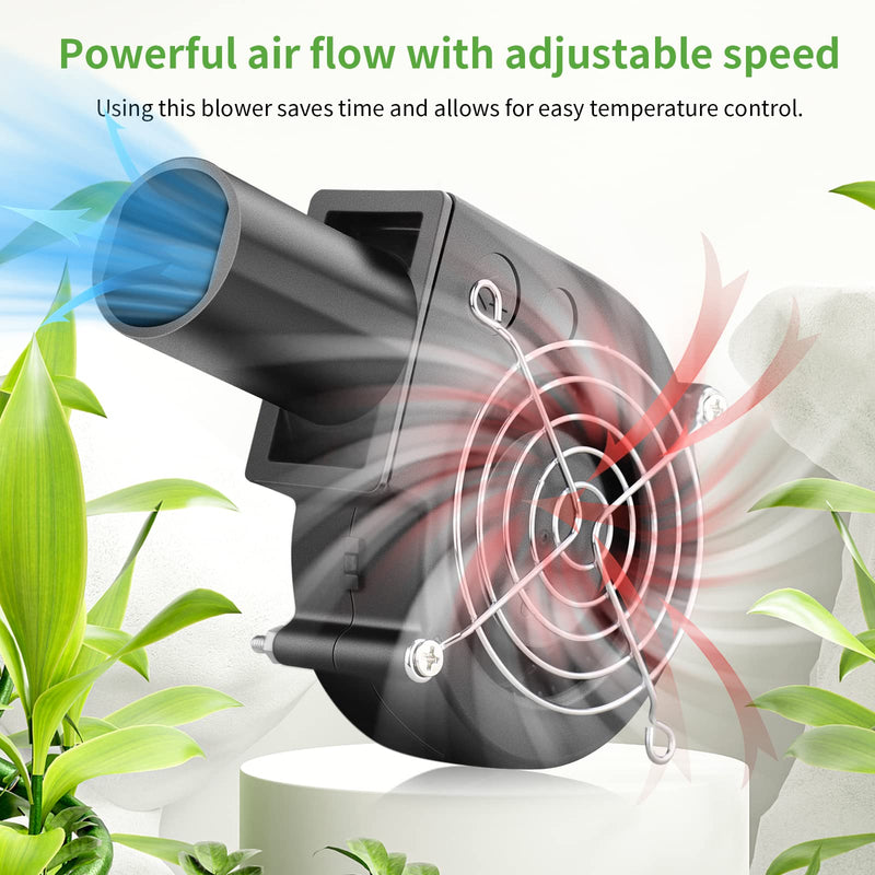 9733 Small Centrifugal BBQ Blower Fan with Variable Controller 9733-AC Control