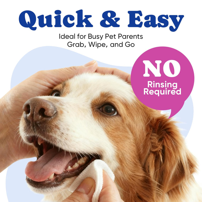 Dog Eye Wipes, Tear Stain Remover for All Dogs & Cats – Hypoallergenic & Deodorizing Eye Wipes for Dogs, Pet Eye Cleaner Wipes with Enzymes for Discharge, Crust, Mucus & Debris, Coconut (100 Ct) 100 Ct 4.Eye-Coconut