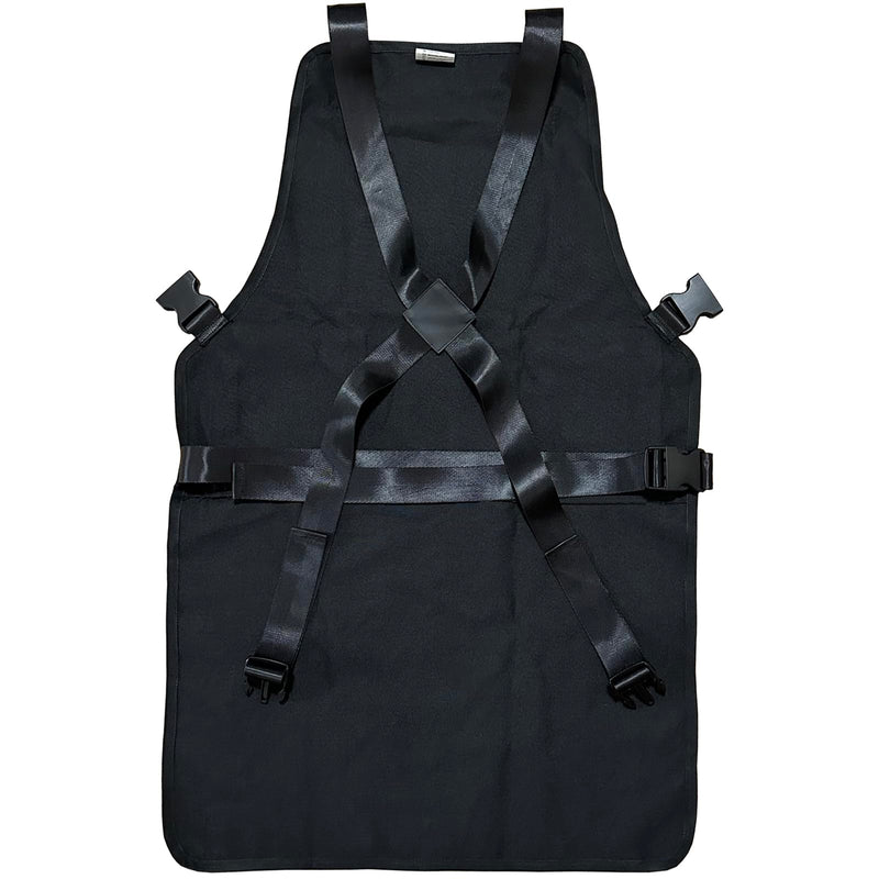 Barber Apron Hair Stylists Tools Apron Professional Waterproof Haircutting Apron with 3 Pockets, Black Universal