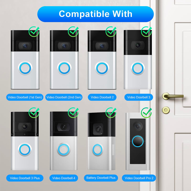 20Pcs Doorbell Screws for Ring Doorbell Screws Replacement, Video Doorbell Replacement Screws, Security Screws Compatible with Video Doorbell, Video Doorbell 2/3/4/Pro 2, Battery Doorbell Plus CTYUKHS