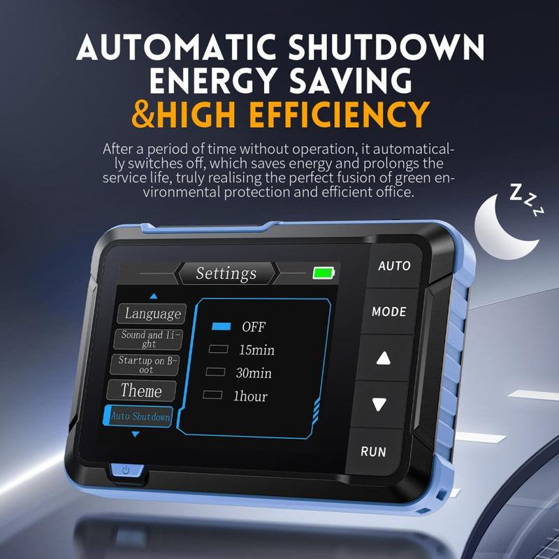 Handheld Oscilloscope, 2 Channels Portable Digital Oscilloscope Multimeter, Professional Automotive Oscilloscope with 1Mhz Bandwidth, 5.0MS s Sampling Rate & 2.8in LCD Display
