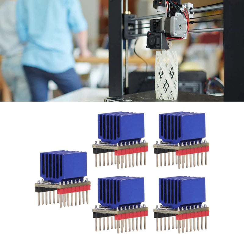 TMC2209 V2.0 Stepper Motor Driver, 5PCS Ultra Silent 3D Printer Driver 2.5A Uart for SKR Mini E3 V3.0 MKS Gen L Ender 3 Replacement for A4988