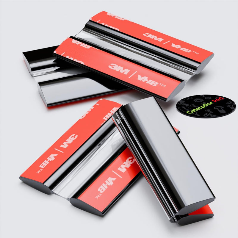 4X 50mm Black Flexible Hinges – No Glue Required. Low Profile, Acrylic Piano Hinges. 2”. 4 Pack