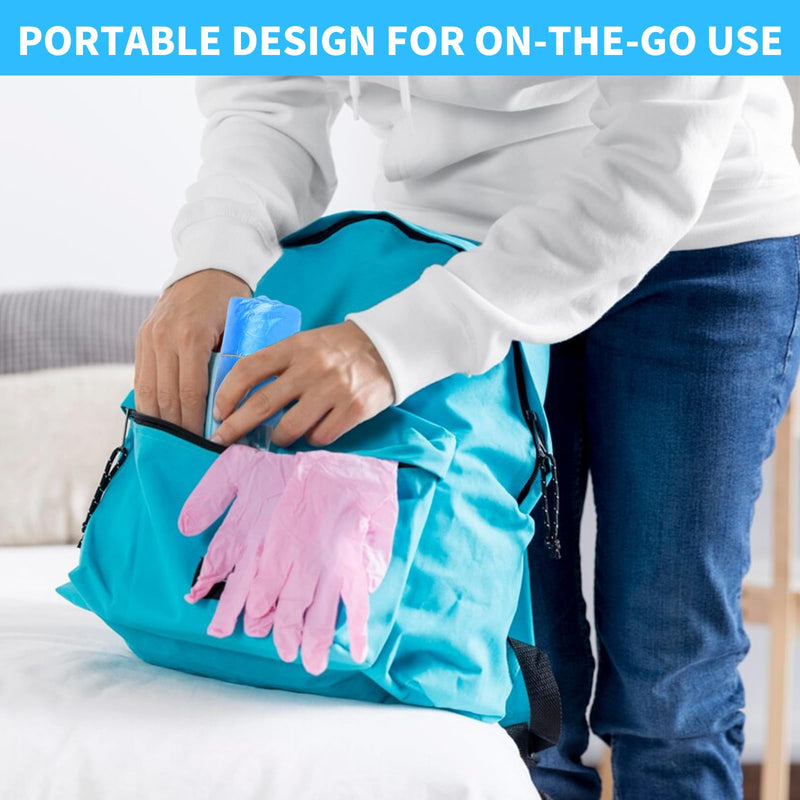 Frontline Shoe Covers Disposable Waterproof, Recyclable Premium Thick Plastic, SLip Resistance, Durable, Booties for Shoes, XL One Size Fits Most, Indoor Outdoor Shoe Covers (100) 100