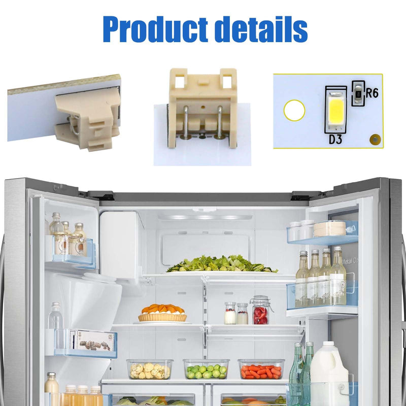 WR55X26671 LED Light Board for GE Refrigerators | Replacement for PS11767930, AP6035586, 4468532, EAP11767930 | Easy Installation 2PCS
