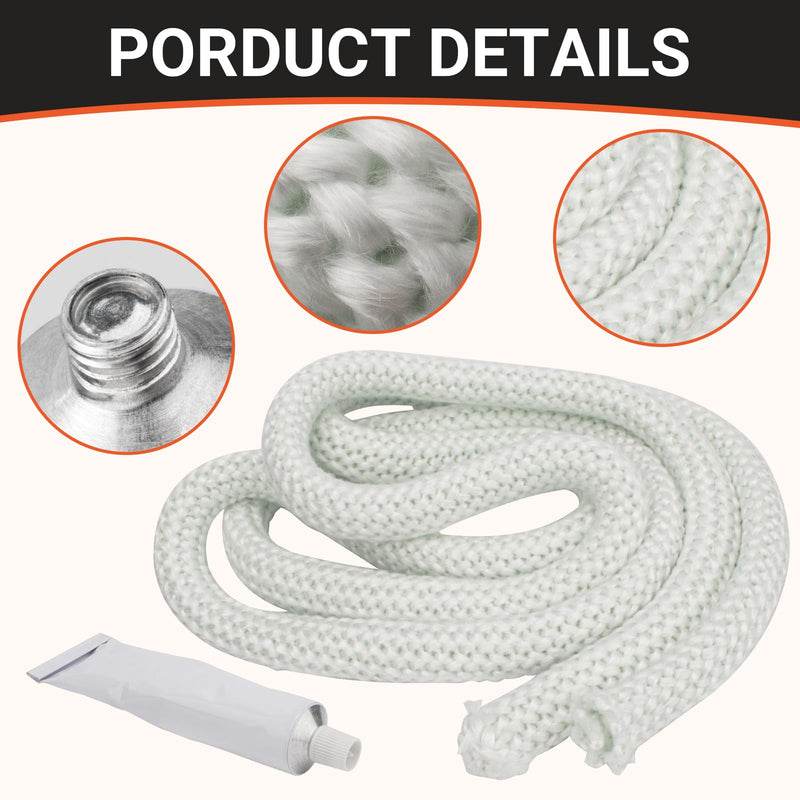 GJK Wood Furnace Door Seal Kit Compatible with Central Boiler 5036 Parts