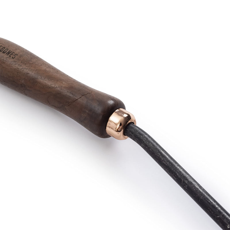 Barebones Japanese Weeding Hoe - Hoe Garden Tool - Durable Stainless Steel Hand Tool for Weeding and Digging (Walnut/Black) Walnut/Black