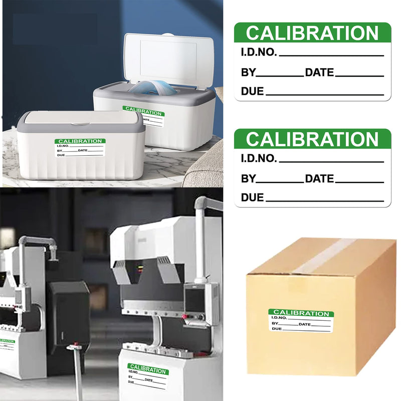 Self Laminating Calibration Labels 1x2 Inch Write-on Calibration Stickers with Spiral Bound Cover for NIST Calibration ISO-900 Calibrate Equipment Inspection Safety Label Quality Control (1 x 2 Inch) 1 x 2 Inch