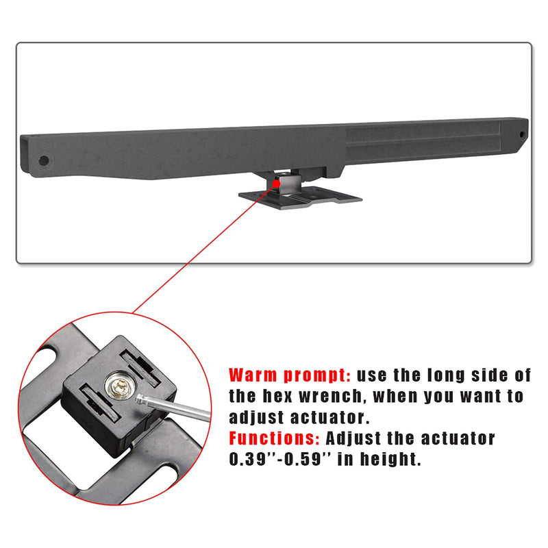 2PCS Barn Door Soft Close Mechanism Spring Buffer Damper Upgraded Hole-Free Version Sliding Barn Door Hardware for Door Weight 70-160 Pounds Adjustable Door Stoppers, Actuator Spacers Included Normal Barn Door Soft Close Mechanism