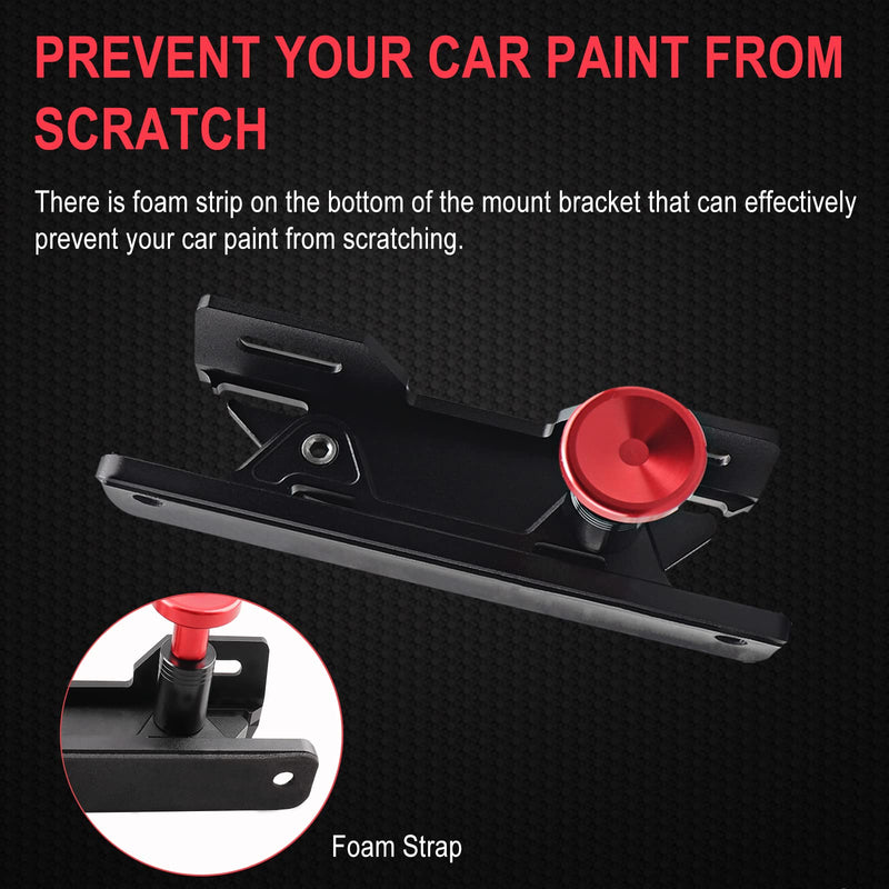 Samman Quick Release Fire Extinguisher Mount Aluminum Adjustable Roll Bar Fire Extinguisher Holder Compatible with Trucks Jeep Wrangler UTV ATV SXS