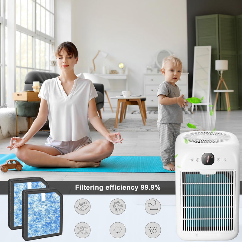 H13 Replacement Filter, Compatible with Aircillin AP1501 Air Purifier