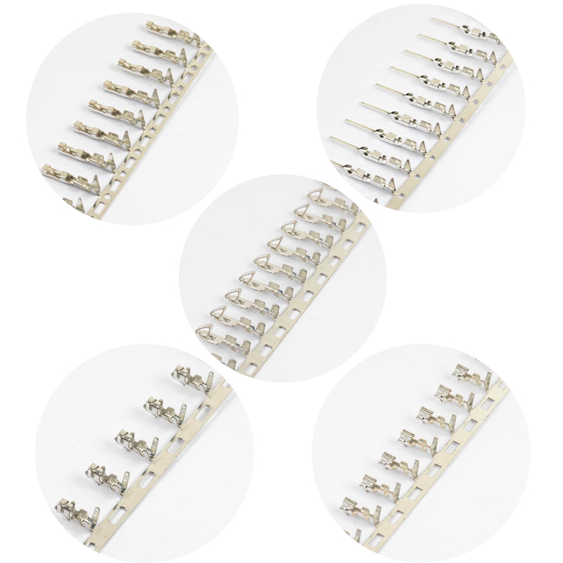 500pcs Pin Connector Kit XH 2.54mm PH 2.0mm KF2510 Dupont Jumper Wire Cable Pin Crimp Terminal Connector(5Types Each 100pcs)