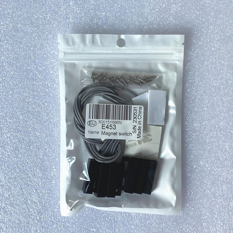3 Sets NO/NC Black Magnetic Switch Wiring Recessed Door Sensor Hidden Window Contact Reed Switch for Access Control Replace Alarm System Black-NO/NC